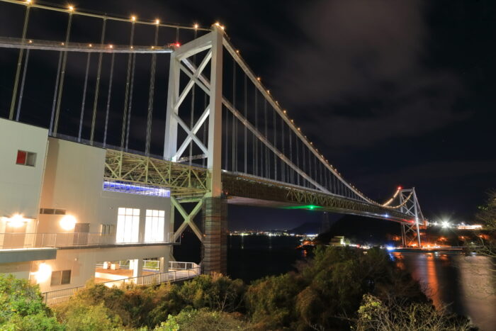 関門橋の夜景